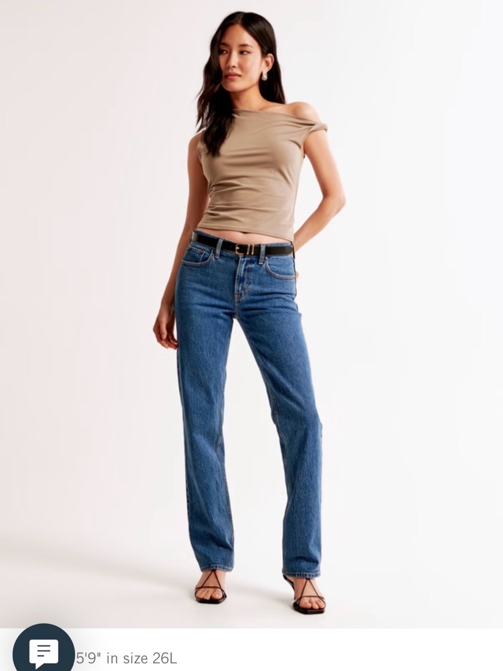 Abercrombie & Fitch Mid Rise 90’s straight jeans